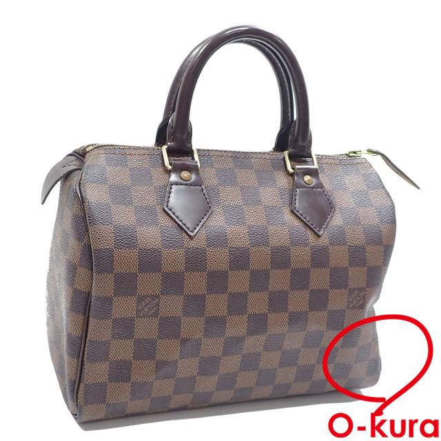 中古 ルイ・ヴィトン ハンドバッグ ダミエエベヌ スピーディ 25 レディース N41532 旧型