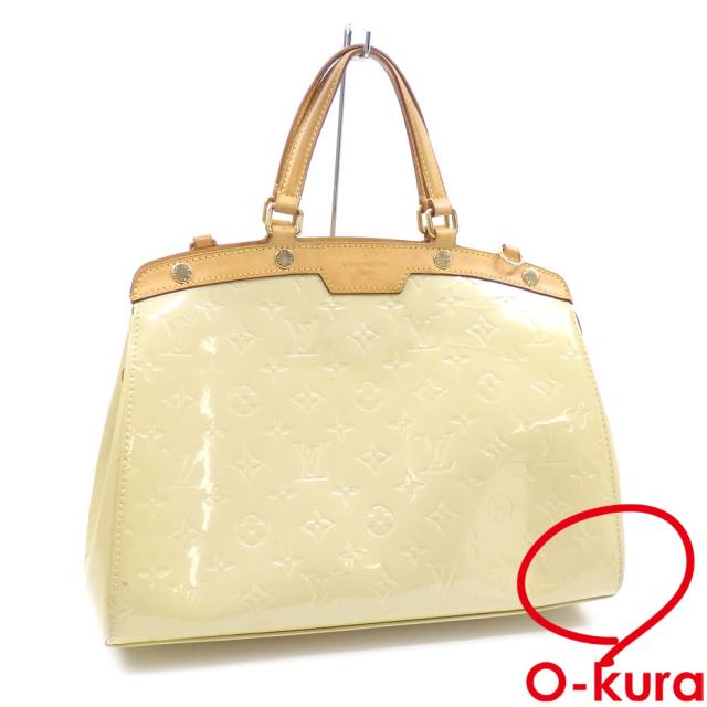 中古 ルイ・ヴィトン ハンドバッグ ヴェルニ ブレア MM レディース M91456 ブロンコライユ ストラップ