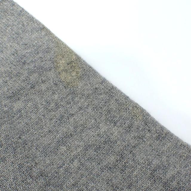 中古 ルシアンペラフィネ セーター レディース 長袖 カシミヤ グレー Mサイズ スカル ビーズ刺繍 古着 アパレル トップス_5