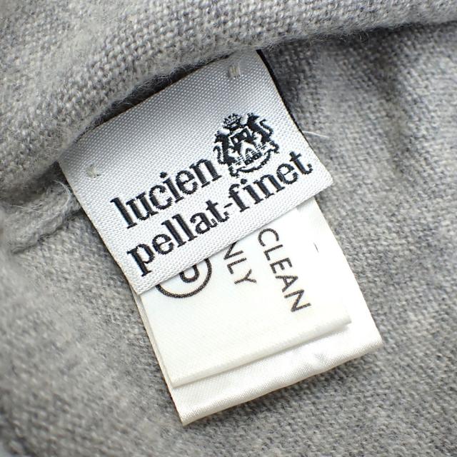 中古 ルシアンペラフィネ セーター レディース 長袖 カシミヤ グレー Mサイズ スカル ビーズ刺繍 古着 アパレル トップス_6