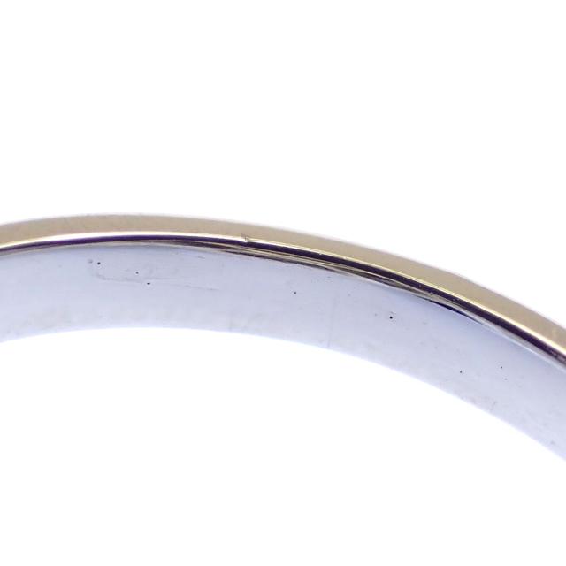 中古 パール ダイヤモンド リング レディース Pt900 12号 0.10ct 約11ｍｍ 6.8g 指輪