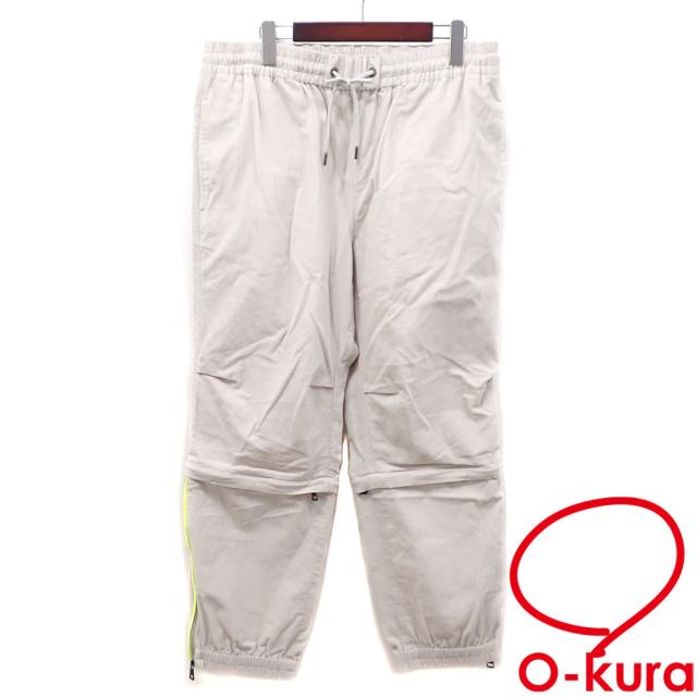 中古 モンクレール チノパンツ メンズ 綿 アイボリー サイズ50 E20911144900 549H4 2WAY ハーフパンツ 古着 アパレル