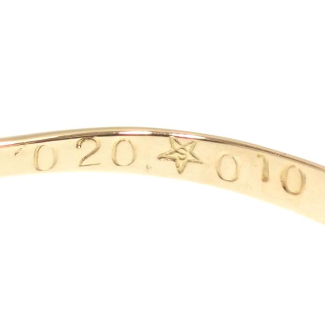 中古 ルビー ダイヤモンド リング レディース K18YG 11.5号 0.10ct/0.20ct 1.2g 18金 750 イエローゴールド_7