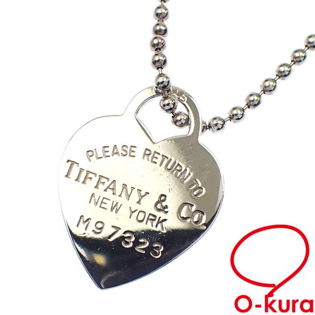 中古 ティファニー リターントゥ ティファニー ハートタグ ネックレス レディース SV925 22.8g シルバー