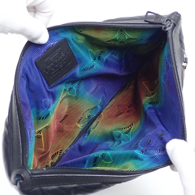 中古 ルイ・ヴィトン クラッチバッグ LV2054 ポシェット A4 メンズ M68775 ノワール 黒 ヴァージルアブロー 2019秋冬コレクション_7