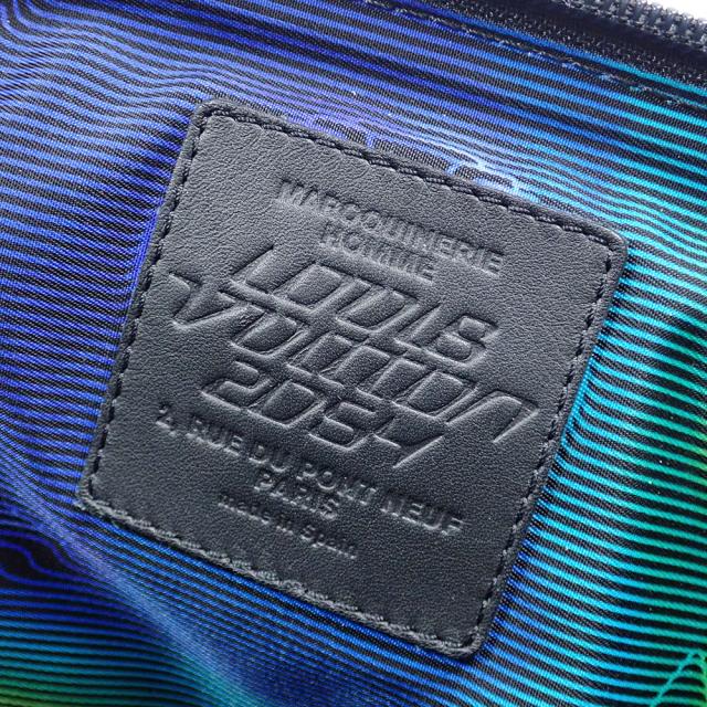 中古 ルイ・ヴィトン クラッチバッグ LV2054 ポシェット A4 メンズ M68775 ノワール 黒 ヴァージルアブロー 2019秋冬コレクション_8