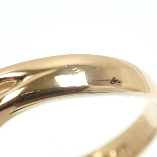 中古 ダイヤモンド リング レディース K18YG 12号 0.40ct 5.3g 18金 イエローゴールド 750_6