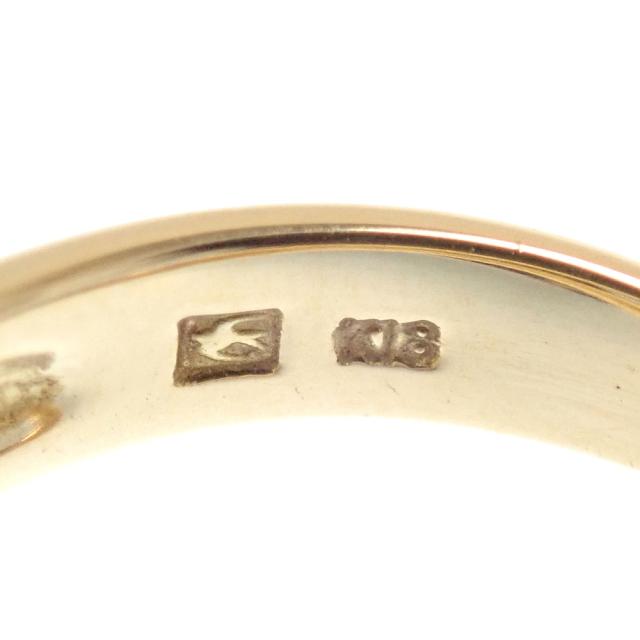 中古 ダイヤモンド リング レディース K18YG 12号 0.40ct 5.3g 18金 イエローゴールド 750_7