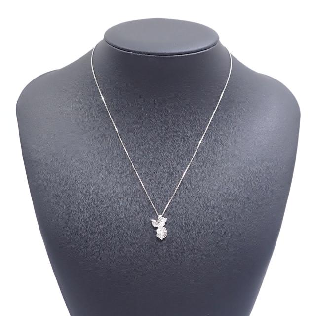 中古 ダイヤモンド ネックレス レディース Pt850 0.50ct 5.5g_7