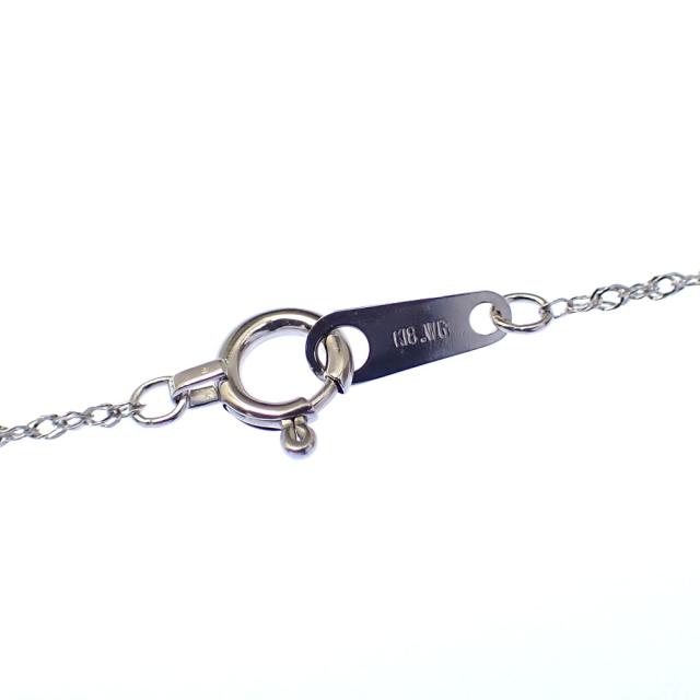 中古 ダイヤモンド ネックレス レディース K18WG 0.20ct 1.0g 750 18金_5