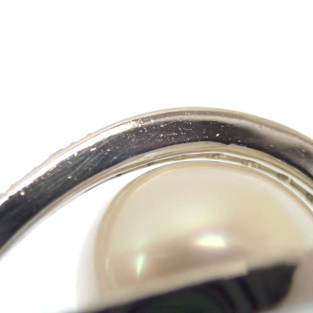 中古 パール ダイヤモンド ペンダントトップ レディース Pt900 12.0mm 0.40ct 10.2g プラチナ 真珠_4