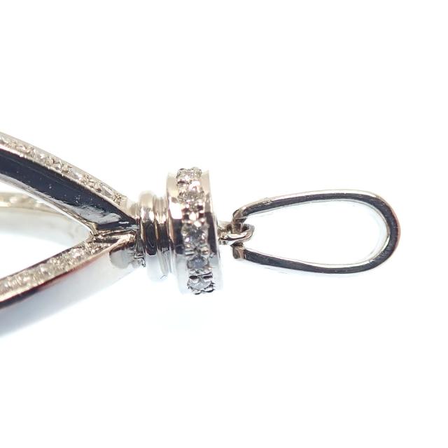 中古 パール ダイヤモンド ペンダントトップ レディース Pt900 12.0mm 0.40ct 10.2g プラチナ 真珠_8