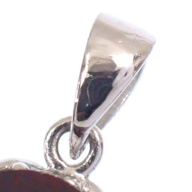 中古 ガーネット ダイヤモンド ペンダントトップ レディース Pt900 2.66ct/0.03ct 2.2g プラチナ_3