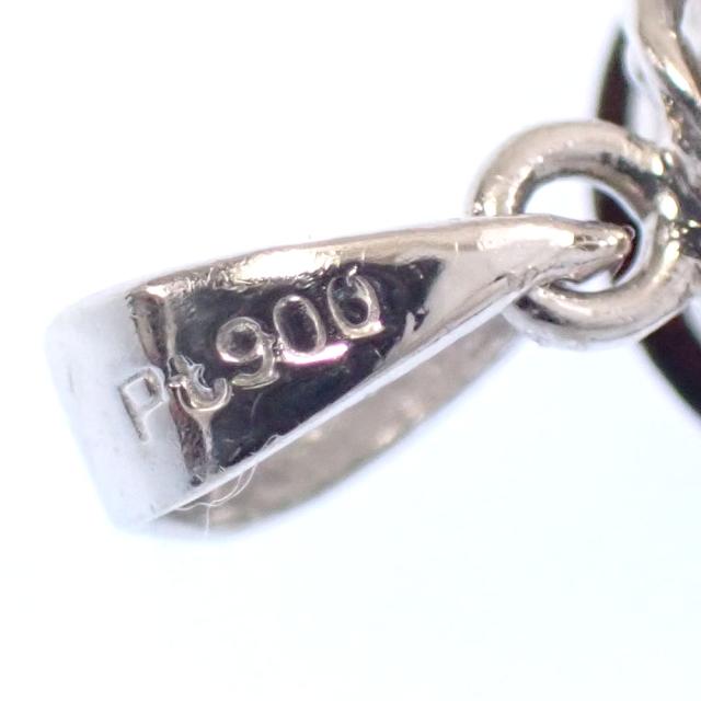 中古 ガーネット ダイヤモンド ペンダントトップ レディース Pt900 2.66ct/0.03ct 2.2g プラチナ_5