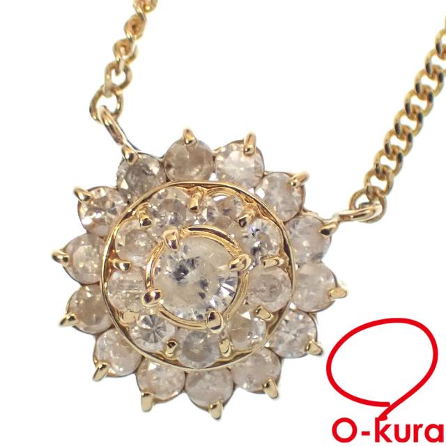 K18 イエローゴールド ペンダントトップ 0.53ct 】K18 YG ダイヤモンド 