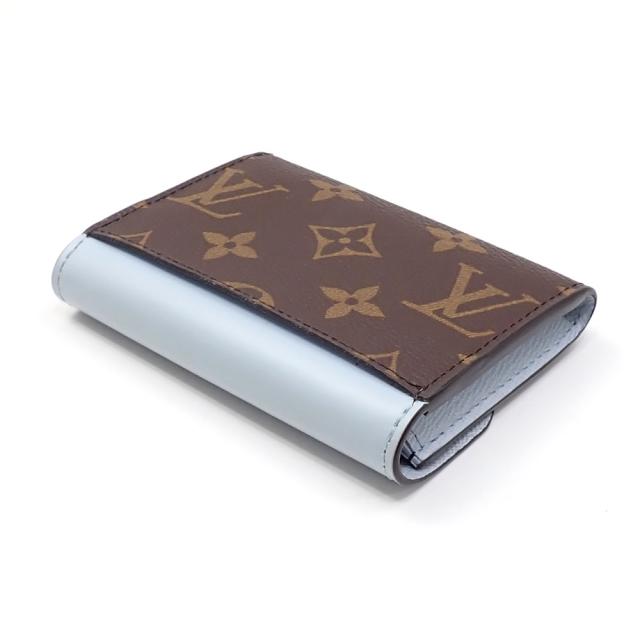 中古 ルイ・ヴィトン コインケース モノグラム ポルトモネ・ロザリ レディース M83583 ブルーオランプ 二つ折り 小銭入れ_1