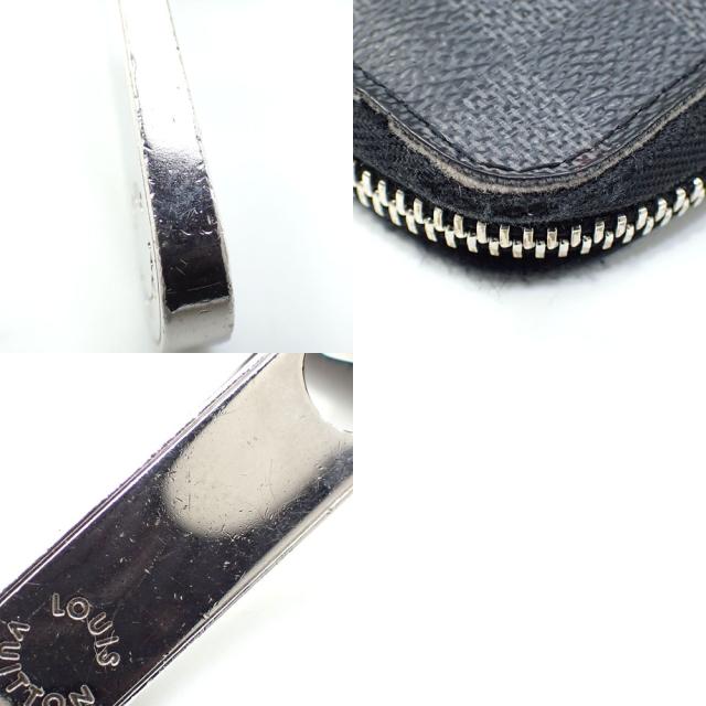 中古 ルイ・ヴィトン ラウンドファスナー 長財布 ダミエグラフィット ジッピー・オーガナイザー メンズ_9