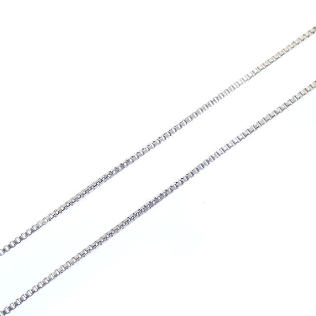 中古 ダイヤモンド ネックレス レディース K18WG 0.25ct 1.9g 750 18金_7