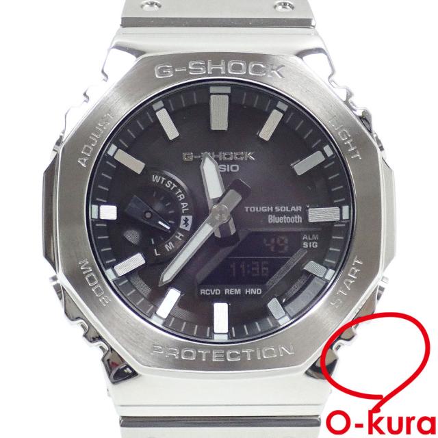 中古 カシオ 腕時計 G-SHOCK メンズ タフソーラー SS GM-B2100SD-1AJF 光充電式 ジーショック