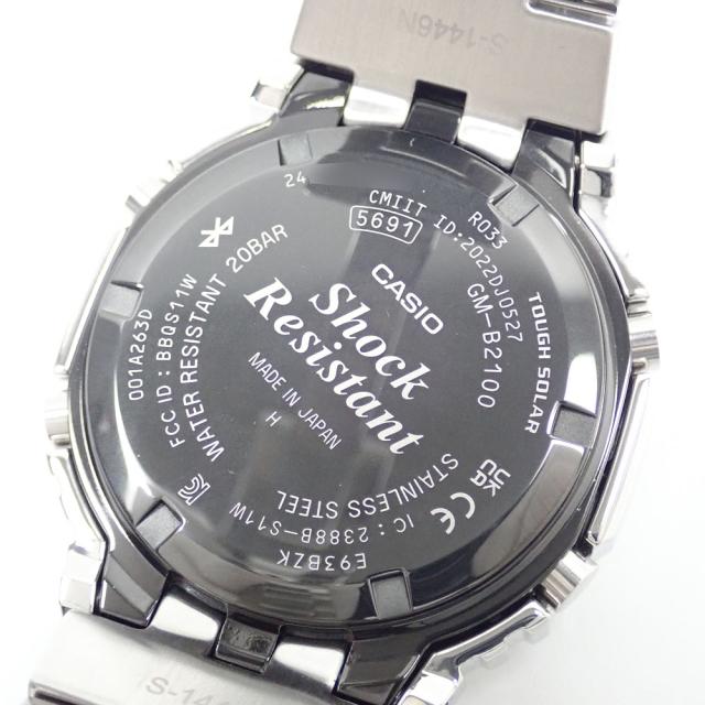 中古 カシオ 腕時計 G-SHOCK メンズ タフソーラー SS GM-B2100SD-1AJF 光充電式 ジーショック_2