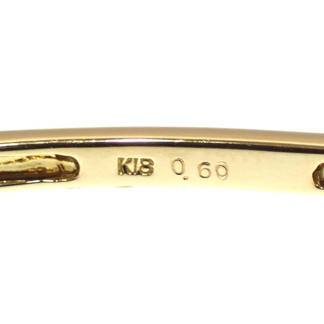 中古 ダイヤモンド バングル レディース K18YG 0.60ct 10.7g 18金 750 イエローゴールド_4