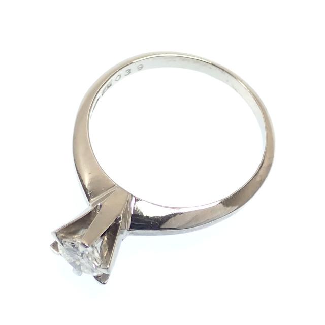 中古 ダイヤモンド リング レディース Pt900 12号 0.39ct 4.2g 指輪 プラチナ 立爪 1_4