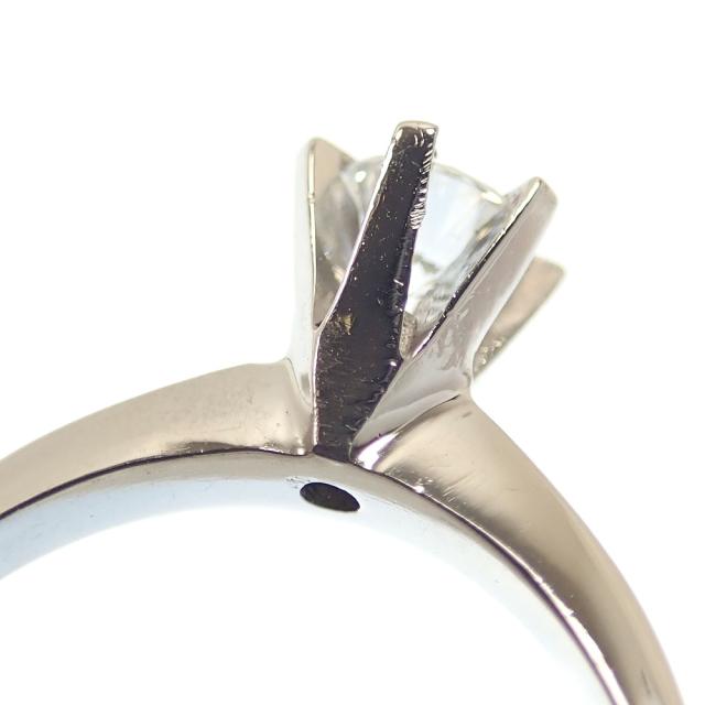 中古 ダイヤモンド リング レディース Pt900 12号 0.39ct 4.2g 指輪 プラチナ 立爪 1_5