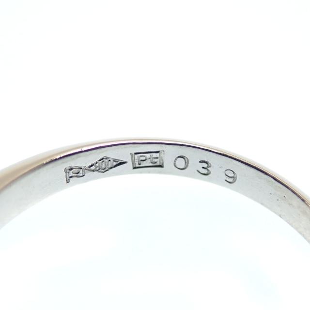 中古 ダイヤモンド リング レディース Pt900 12号 0.39ct 4.2g 指輪 プラチナ 立爪 1_6