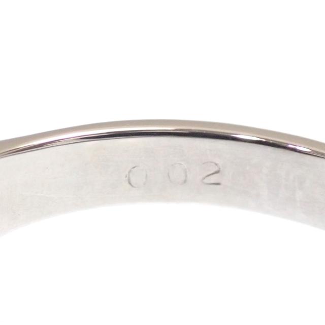 中古 パール ダイヤモンド リング レディース Pt900 11号 0.02ct 8.0mm 4.9g プラチナ 指輪_7