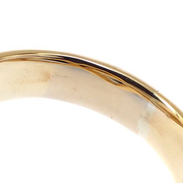 中古 パール ダイヤモンド リング K18YG 21号 13.3ｍｍ 0.30ct 17.0g 指輪 750 18金 イエローゴールド レディース_5