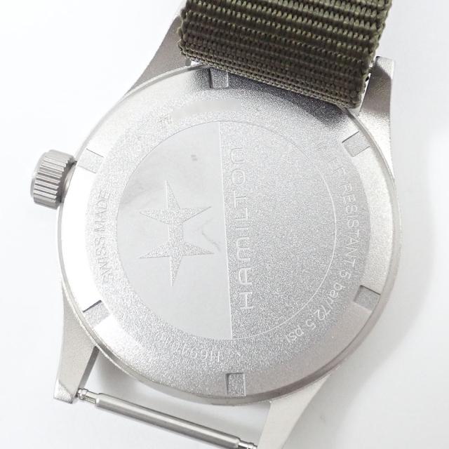 中古 ハミルトン 腕時計 カーキ フィールド メンズ クォーツ SS H69401960_2