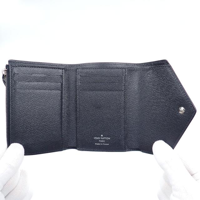 ルイヴィトン エピ ノワール ポルトフォイユ ヴィクトリーヌ 黒 LOUIS