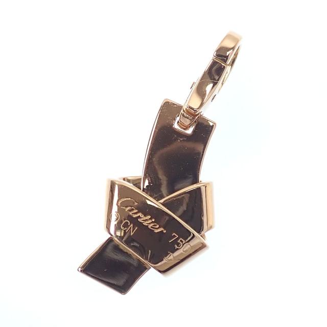 中古 カルティエ ペンダントトップ ノットチャームカット 88 レディース ダイヤモンド K18PG 4.8g 18金 ピンクゴールド 750_4