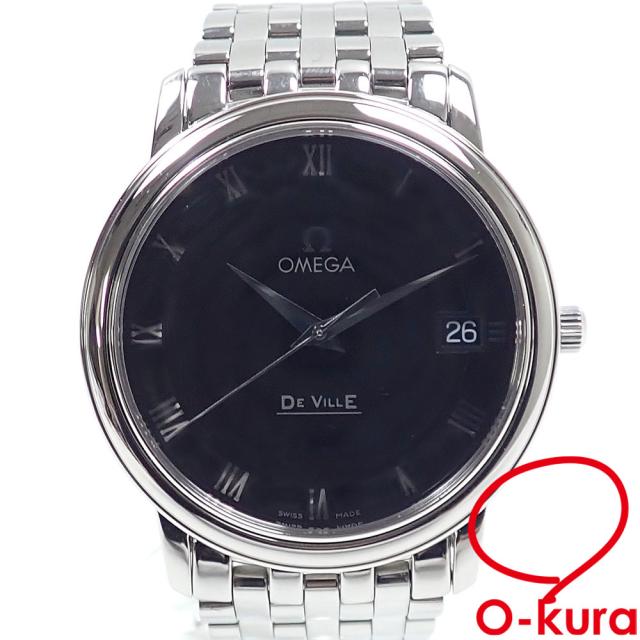 中古 オメガ 腕時計 デヴィル メンズ クォーツ SS 4510.52.00