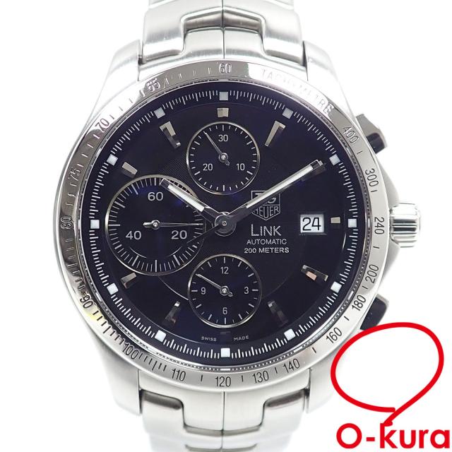 中古 タグホイヤー 腕時計 リンクキャリバー 16 メンズ オートマ SS CJF2110-0 自動巻