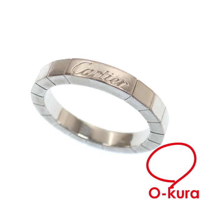 中古 カルティエ ラニエール リング レディース K18WG 11号 #51 5.9g 18金 ホワイトゴールド 750