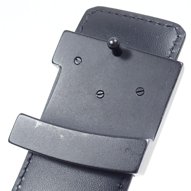 中古 ルイ・ヴィトン 胴締め サンチュール・LVかしら文字 40MM メンズ 黒いこと 黒 95糎 38in ダミエグラフィット M9808 古着 御召しもの