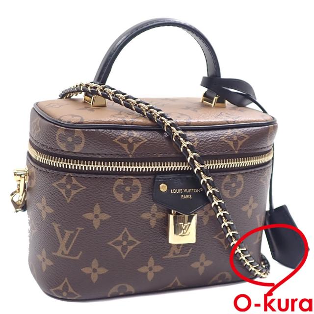 中古 ルイ・ヴィトン ハンドバッグ モノグラムリバース ヴァニティ NV PM レディース M47128 2WAY ショルダー 肩掛け 斜め掛