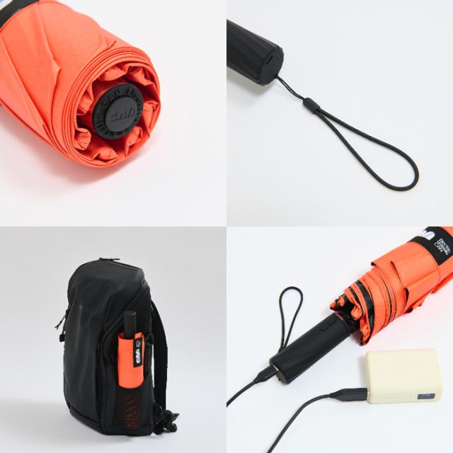 電動折傘 晴雨兼用 UVカット率100％ 遮光率100％ 撥水加工 日傘 雨傘