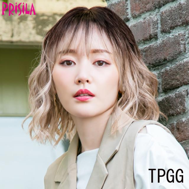 まとめ得 プリシラ オールウィッグ ヌーディーウェーブボブ 耐熱 ダークブラウン A-714-TDB x [4個] /a バックヤードファミリー BACKYARD FAMILY プリシラ オールウィッグ