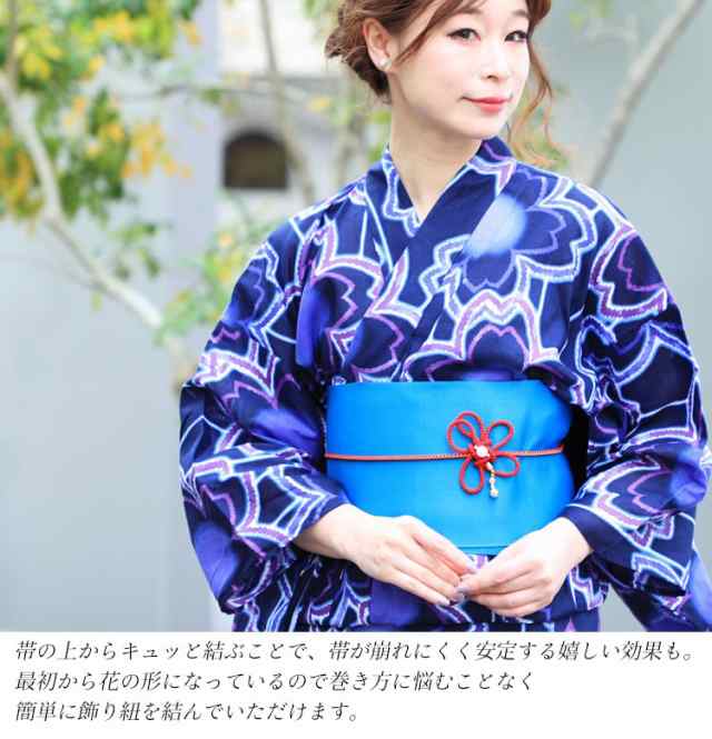 春新作 フラワーモチーフ帯飾り紐 帯飾り紐 浴衣 大きいサイズ