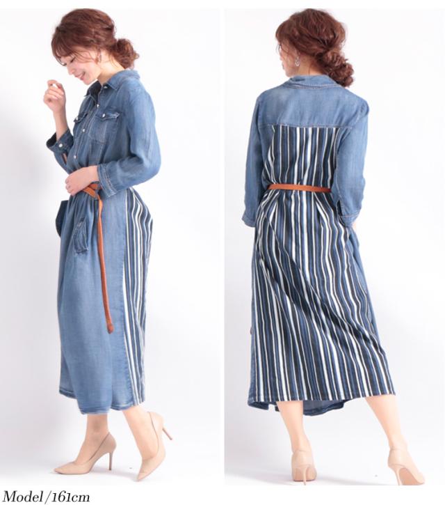 春新作 大きいサイズ レディース ワンピース ベルト付きテンセルデニムシャツワンピース ワンピ デニムワンピース シャツワンピース テンの通販はau Pay マーケット ゴールドジャパン 大きいサイズ