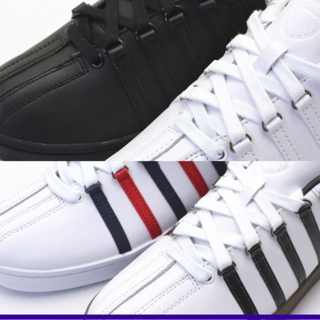 K･SWISS ケースイス レザー スニーカー 本革 メンズ レディース コートタイプ レースアップ 紐靴 classic88