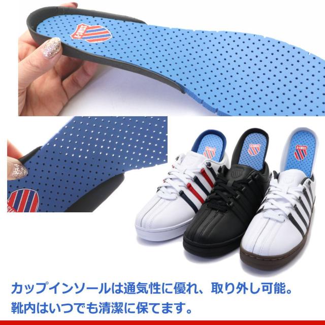 K･SWISS ケースイス レザー スニーカー 本革 メンズ レディース コートタイプ レースアップ 紐靴 classic88