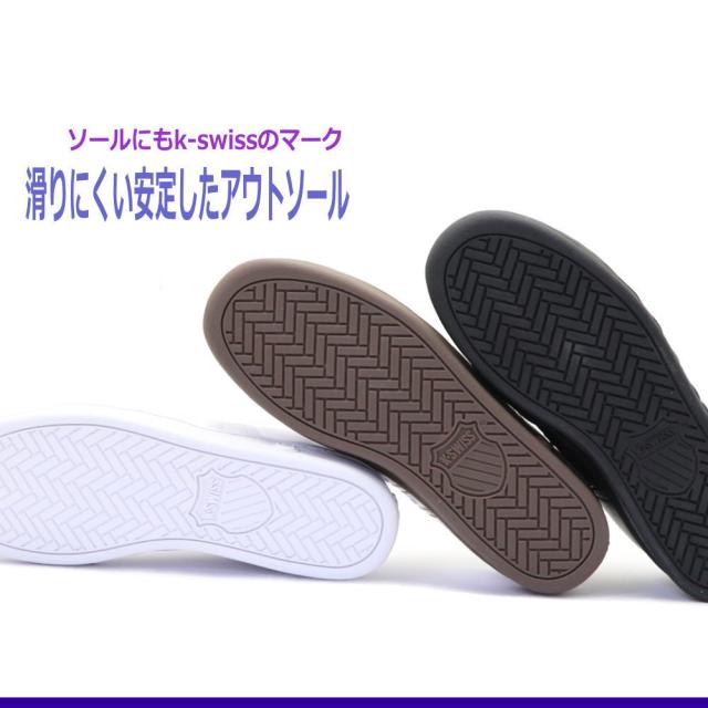 K･SWISS ケースイス レザー スニーカー 本革 メンズ レディース コートタイプ レースアップ 紐靴 classic88