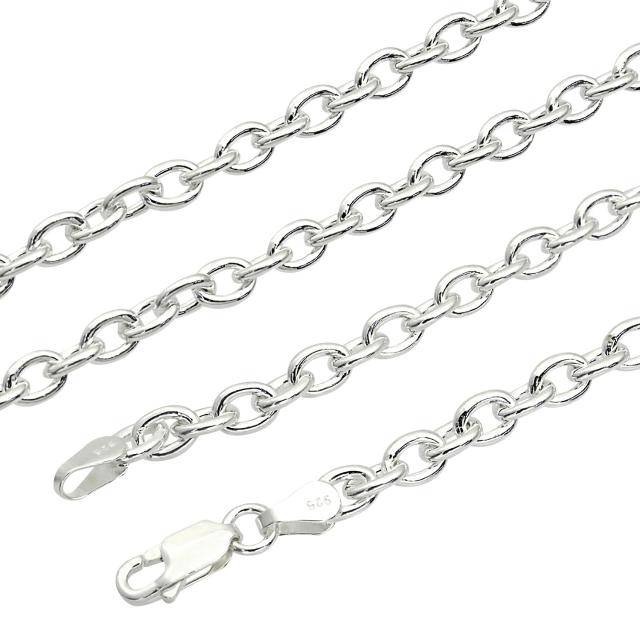 シアーズ シルバーチェーン アズキ シルバー925 幅4.5mm 長さ 40/45/50 