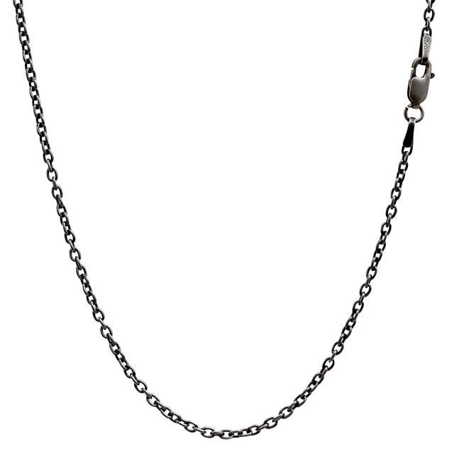 シアーズ シルバーチェーン アズキ 燻し シルバー925 幅2.3mm 長さ 40/45/50/55/60cm sclx60 プレゼントの通販は