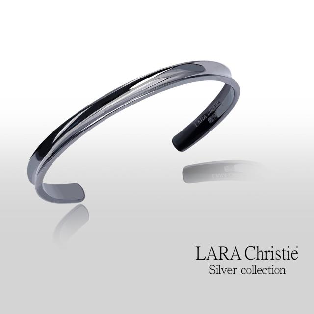 ララクリスティー バングル メンズ シンプル デザイン バングル メンズ [ BLACK Label ] シルバー プレゼント LARA Christie メンズ プレゼント_1
