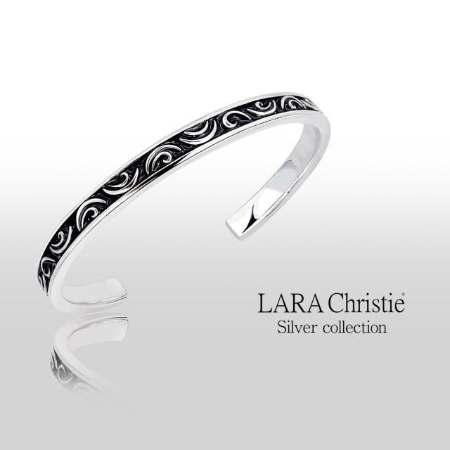 ララクリスティー バングル メンズ セイントグラス バングル [ BLACK Label ] シルバー プレゼント LARA Christie メンズ プレゼント_1