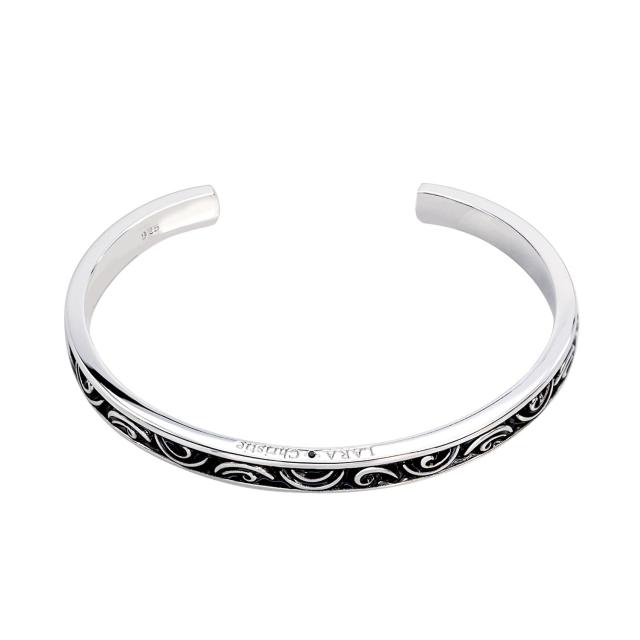 ララクリスティー バングル ペアバングル シルバー セイントグラス ペアバングル [ PAIR Label ]  カップル 記念日 プレゼント ペア カップル LARA Christie  レディース プレゼント_3